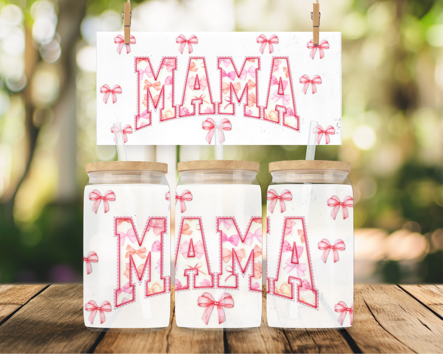 #106 Mama Pink Bows