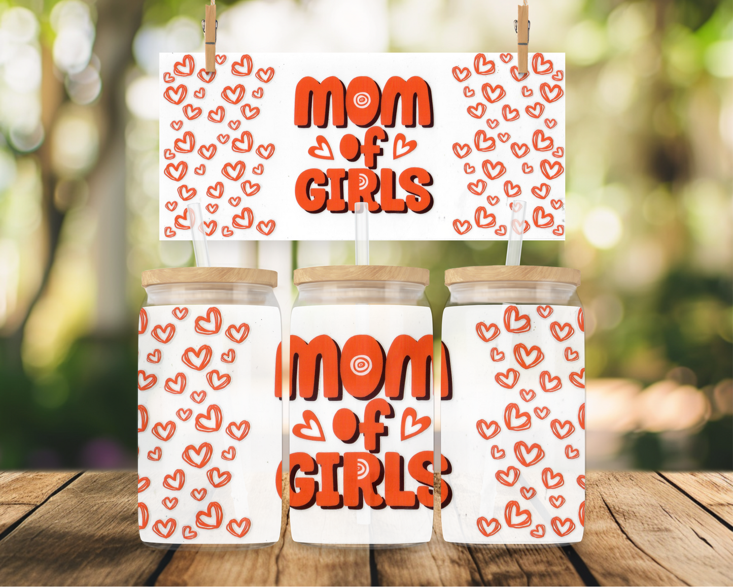 #109 Mom of girls red